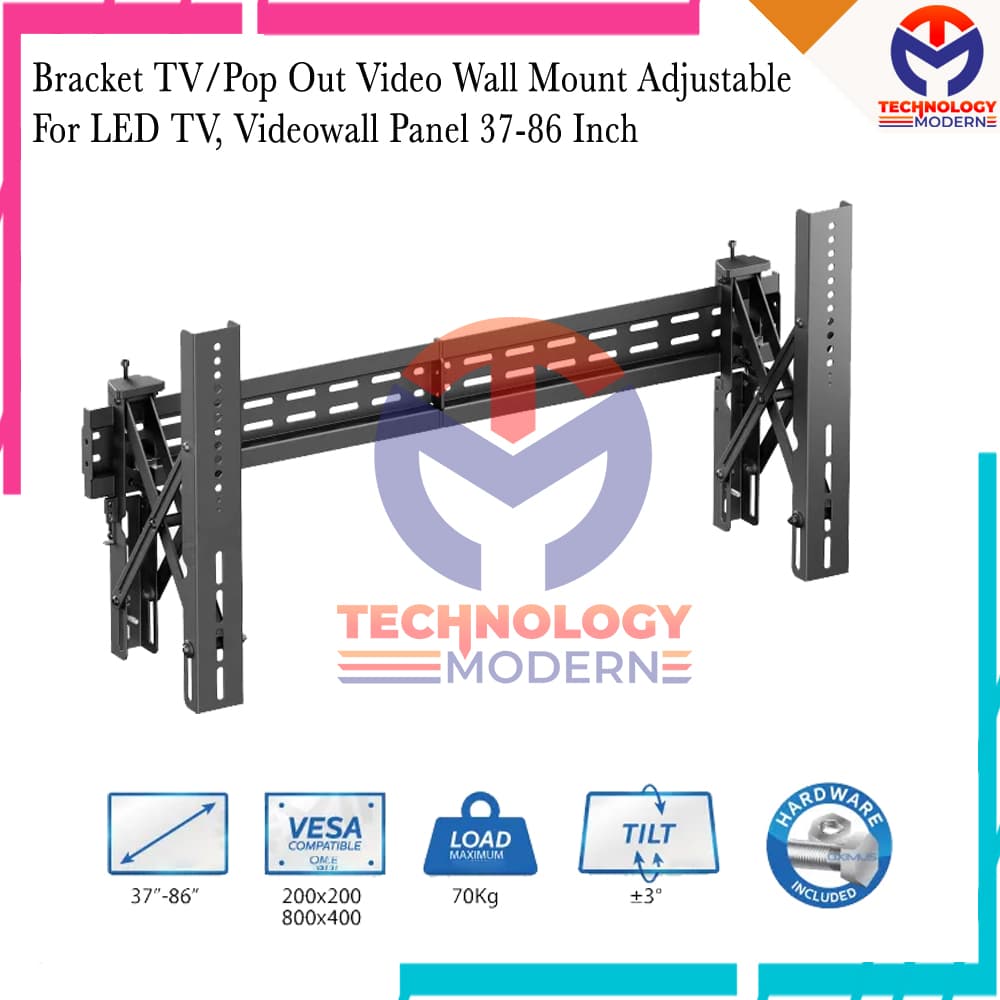 Paket 4K Video Wall 2x4 Splicing Screen Use Smart TV 55 Inch (Free Biaya Pemasangan) Paket Complete 4